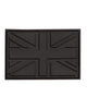 KOMBAT patch tattica union jack bassa visibilita' NERO