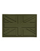 KOMBAT patch tattica union jack bassa visibilita' VERDE OLIVA