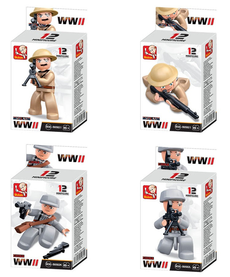 Carica immagine in Galleria Viewer, ww2 sluban mini figures 
