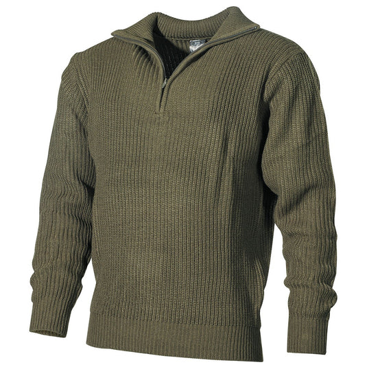 pullover mezza zip alpino 