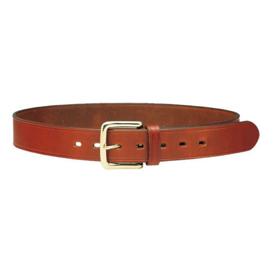 cintura in pelle h.4 cm marrone 