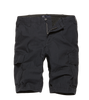 VINTAGE INDUSTRIES Kirbi Bermuda cargo in cotone blu stone washed slim fit