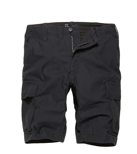 Kirbi Bermuda cargo in cotone blu stone washed slim fit 