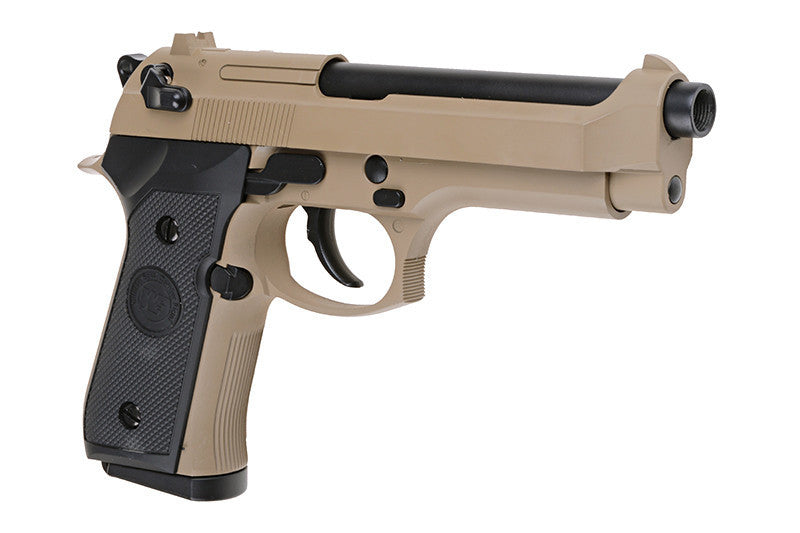 Carica immagine in Galleria Viewer, m92 blow back pistol replica (co2) - tan 
