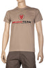 BRG t-shirt stampata fronte retro BRAVO TEAM TAN