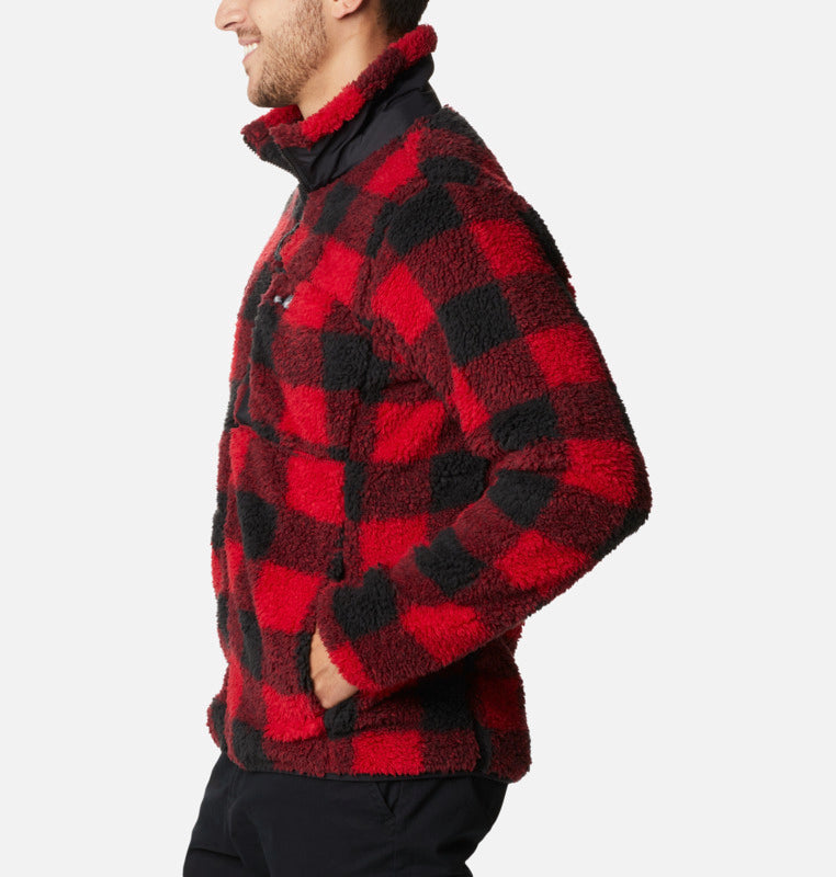 Load image into Gallery viewer, WINTER PASS GIACCA ORSETTO UOMO A QUADRI ROSSO E NERO 
