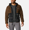 COLUMBIA BACKBOWL SHERPA ORSETTO UOMO ZIP LUNGA E CAPPUCCIO  COLUMBIA BICOLORE