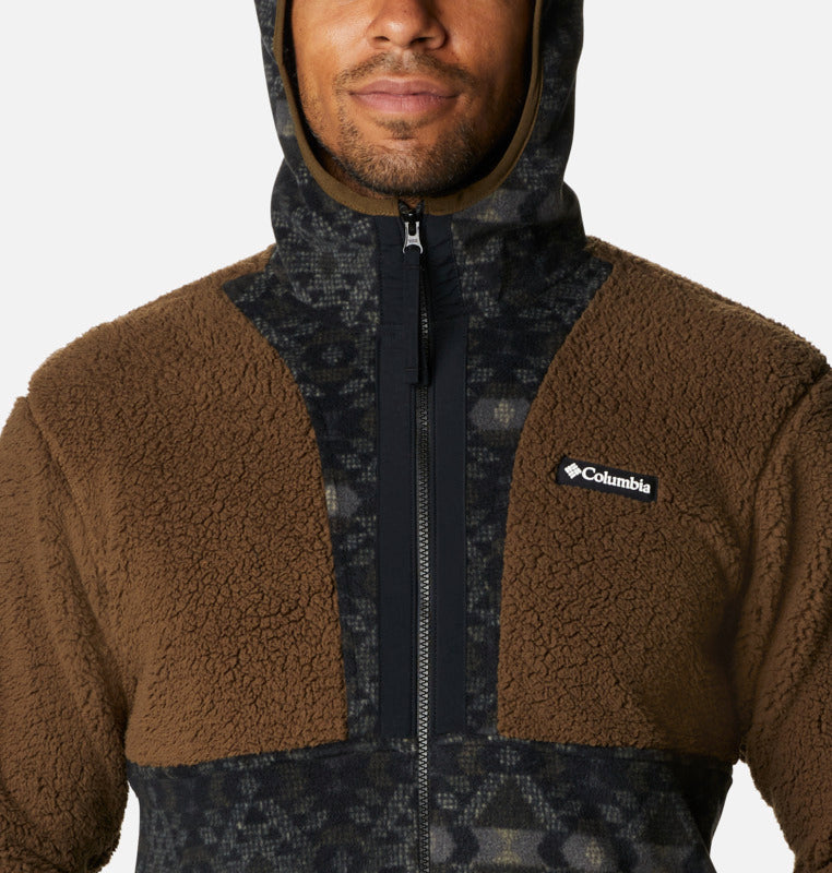Carica immagine in Galleria Viewer, BACKBOWL SHERPA ORSETTO UOMO ZIP LUNGA E CAPPUCCIO  COLUMBIA BICOLORE 
