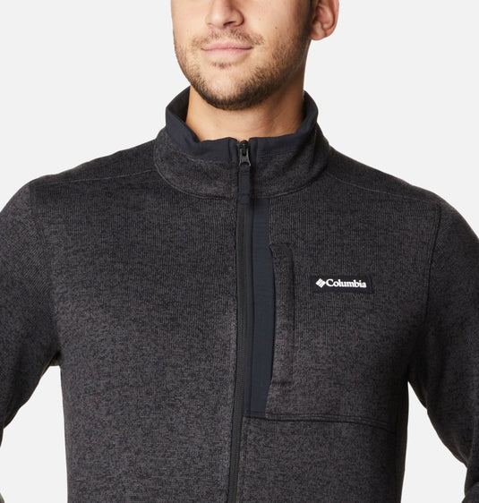 FELPA UOMO CON ZIP COLUMBIA <BR/> 