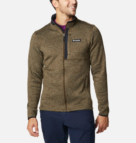 FELPA UOMO CON ZIP COLUMBIA <BR/> 