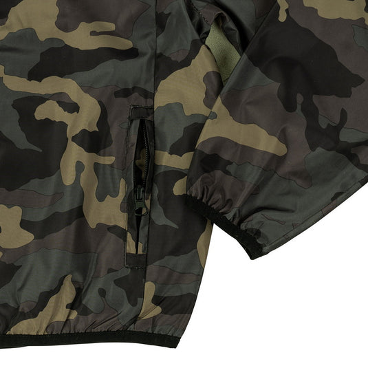 Giacca a vento bambino mimetico camouflage 