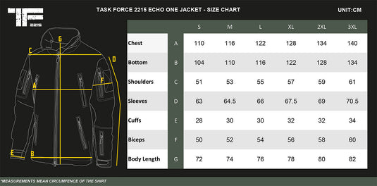 Giacca tattica TF-2215 Echo One RANGER GREEN 