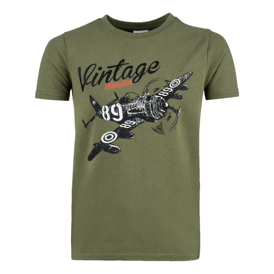 T-shirt per bambini aereo caccia 