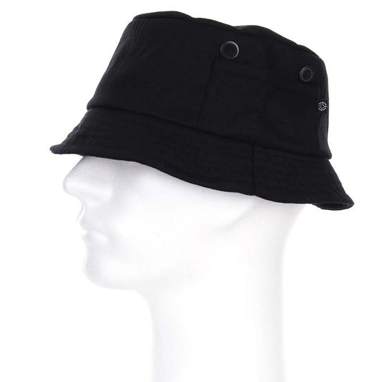 Cappello da pescatore in cotone NERO 