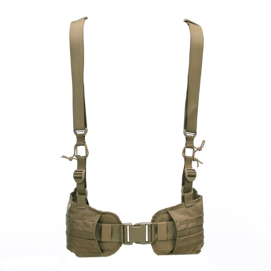 Brettelle di supporto + cintura combat MOLLE in cordura lq16205 colore COYOTE 