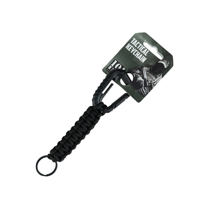 Load image into Gallery viewer, tactical paracord keychain NERO 
