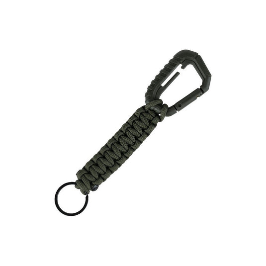 tactical paracord keychain VERDE OLIVA 