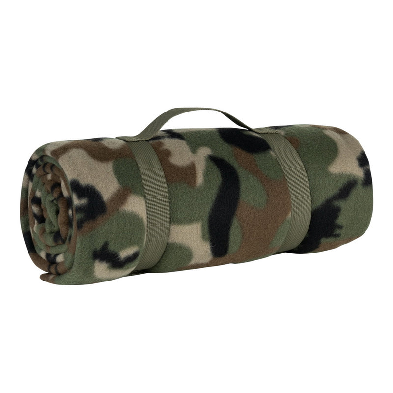 Carica immagine in Galleria Viewer, Coperta in pile mimetica woodland 
