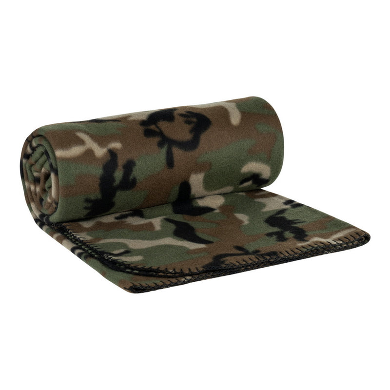Carica immagine in Galleria Viewer, Coperta in pile mimetica woodland 
