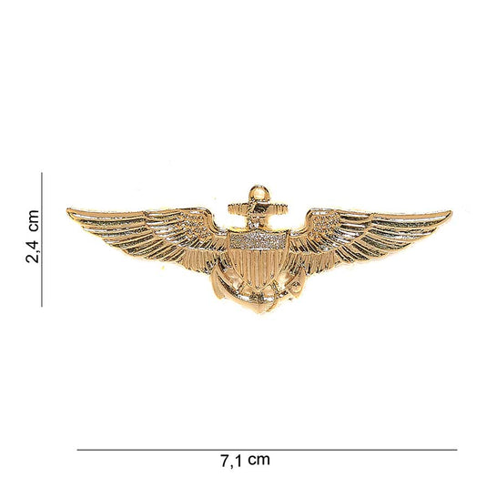 Emblema US Navy pilot wing ORO 