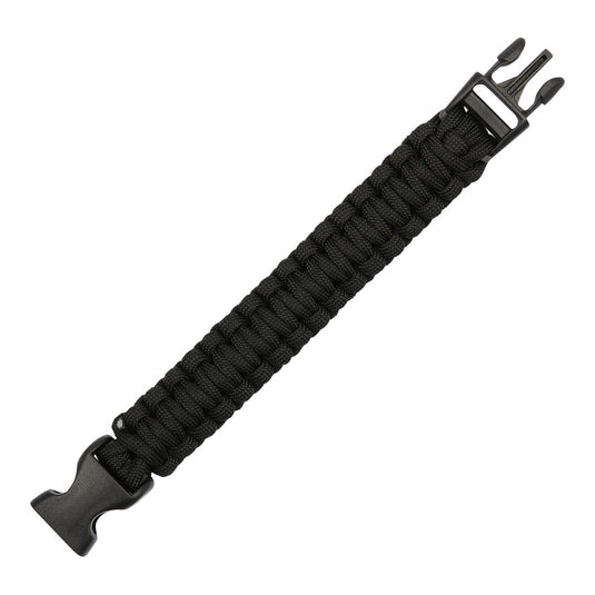Survival bracelet paracord NERO 