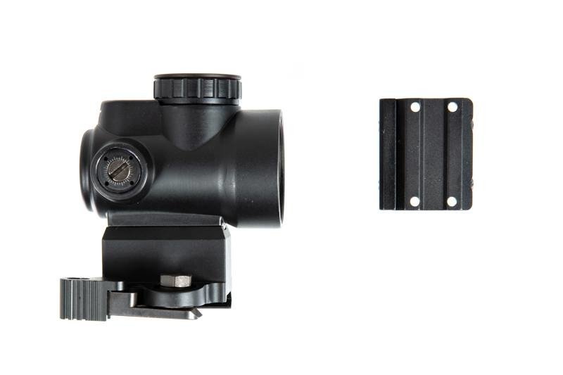 Load image into Gallery viewer, mro red dot sight replica con riser + attacco inferiore - nero 
