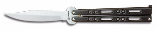 Coltello buterfly albainox 10.5 cm lama manico nero 