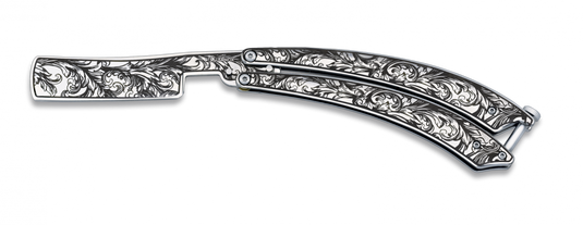 Razor folding knife with 10.6cm rasoio butterfly by ALBAINOX 