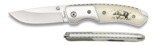Coltello pieghevole  finitura Cinghiale 