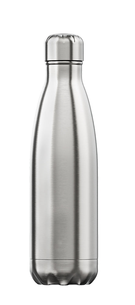 bottiglia termica inox capacita' 0.5 l COLORE ACCIAIO<BR/> 