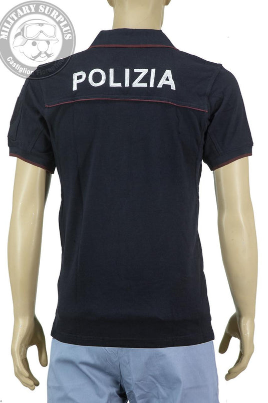 polo polizia di stato mezza manica 