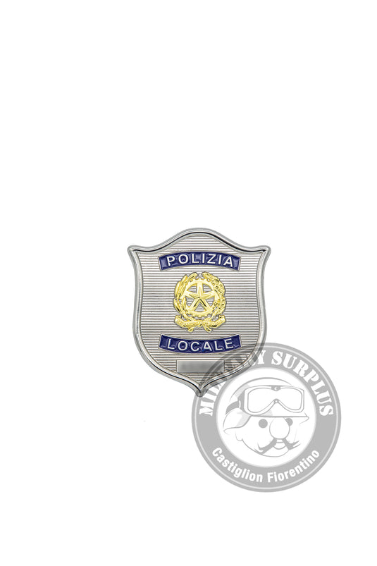 Placca in metallo Polizia Locale as45 