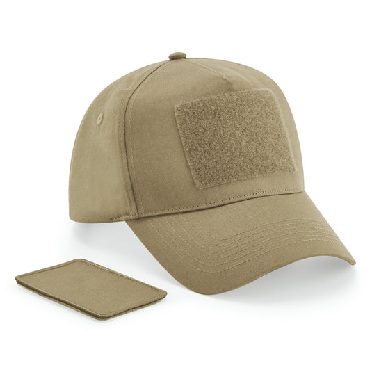 5pannel cap con velcro 