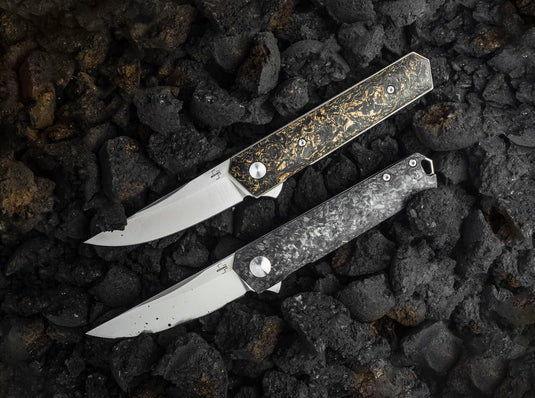 Coltello tascabile boker plus kwaiken compact flipper marble carbon 