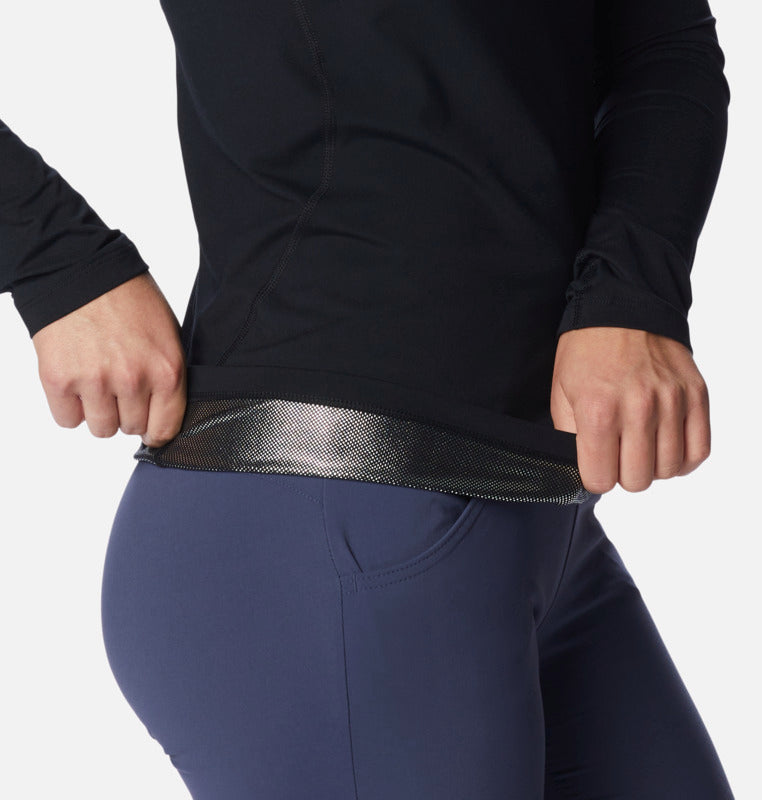 Carica immagine in Galleria Viewer, Maglia intima COLUMBIA midweight stretch donna a manica lunga e mezza zip 
