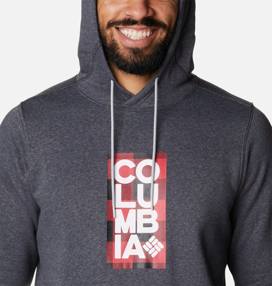 basic logo hoodie man columbia 