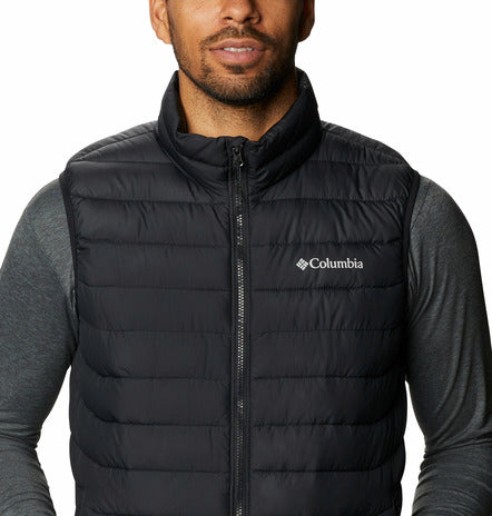Load image into Gallery viewer, gilet termico powder lite da uomo nero Columbia 

