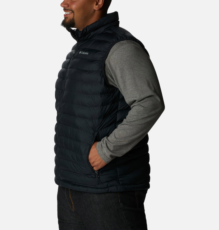 Carica immagine in Galleria Viewer, gilet IMBOTTITO TAGLIE FORTI  powder lite da uomo nero columbia 
