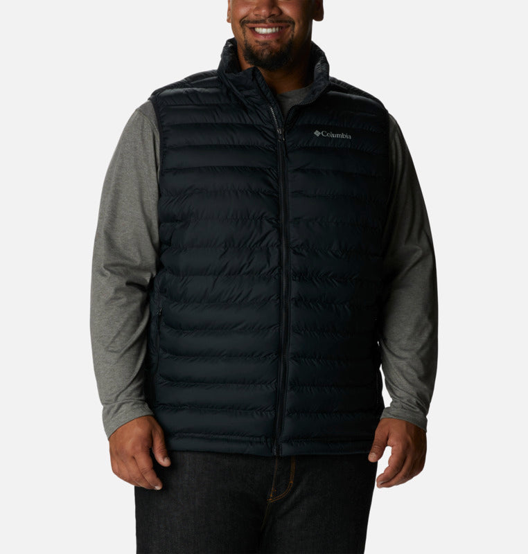 Carica immagine in Galleria Viewer, gilet IMBOTTITO TAGLIE FORTI  powder lite da uomo nero columbia 
