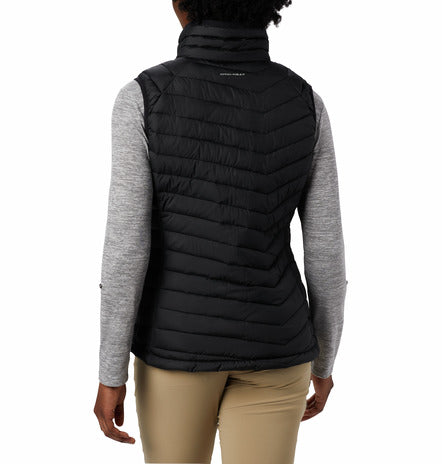 gilet powder lite da donna nero columbia 