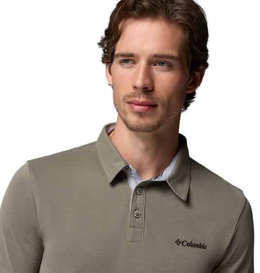 Nelson point polo uomo COLUMBIA STONE GREEN<BR/> 