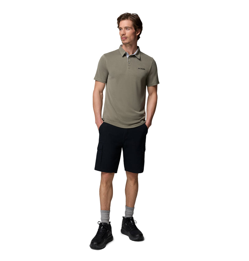 Load image into Gallery viewer, Nelson point polo uomo COLUMBIA STONE GREEN<BR/> 
