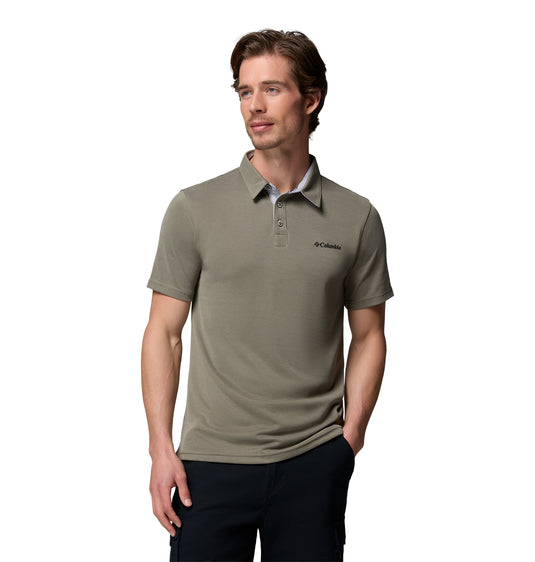 Nelson point polo uomo COLUMBIA STONE GREEN<BR/> 