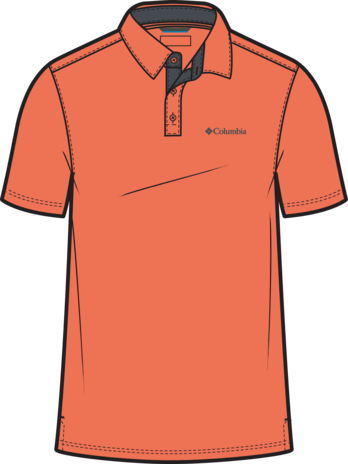 nelson point polo uomo taglie forti DESERT ORANGE 