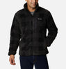 COLUMBIA WINTER PASS GIACCA ORSETTO UOMO COLUMBIA A QUADRI  NERO