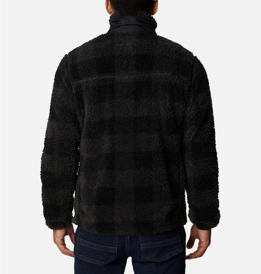WINTER PASS GIACCA ORSETTO UOMO COLUMBIA A QUADRI  NERO 