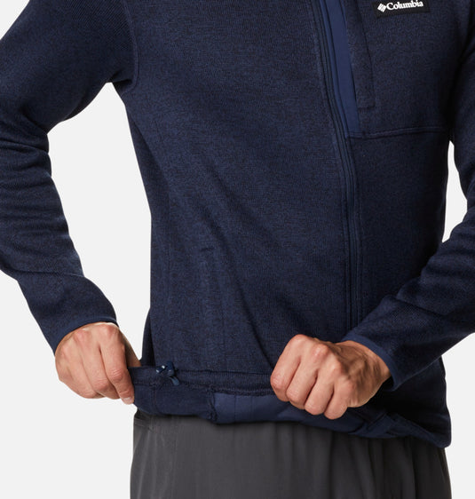 FELPA UOMO CON ZIP COLUMBIA <BR/> 