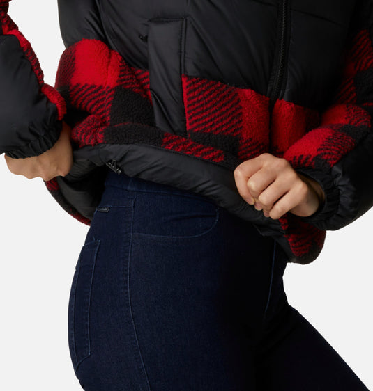 piumino ibrido in sherpa leadbetter point™ da donna columbia 