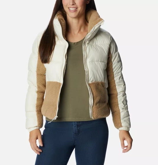piumino ibrido in sherpa leadbetter point™ da donna columbia 
