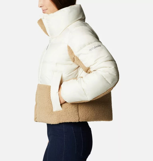 piumino ibrido in sherpa leadbetter point™ da donna columbia 